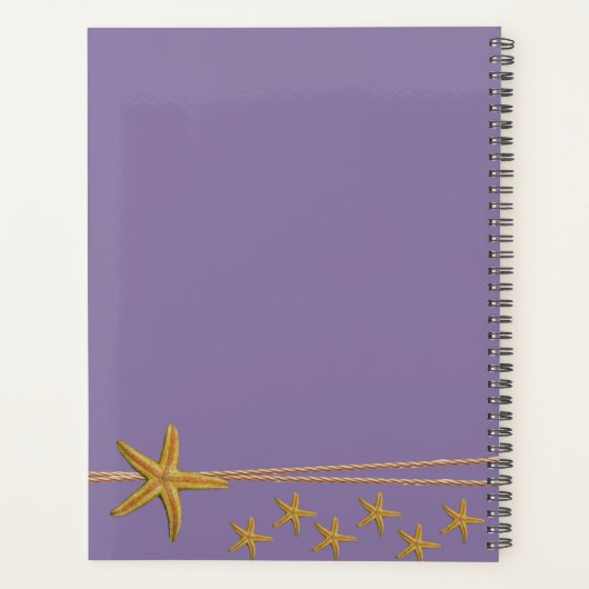  Eenvoudige zeester Bruiloft planner (Achterkant)