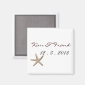 Eenvoudige zeester magneet (Voorkant / Achterkant)