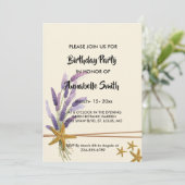  Eenvoudige zeester Verjaardag Kaart (Staand voorkant)