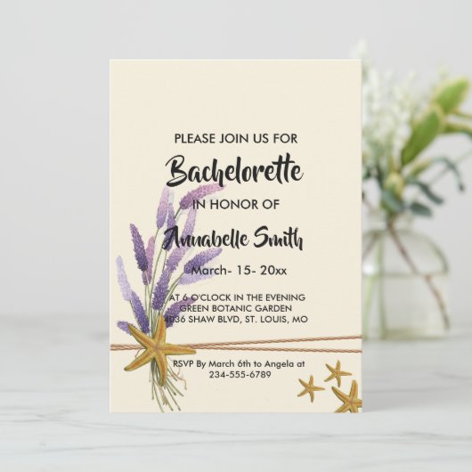  Eenvoudige zeesterren vrijgezel Kaart (Staand voorkant)