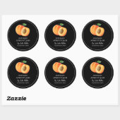 Eenvoudige zelfgemaakte Abrikozenjam Label (Vel)
