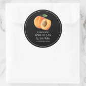 Eenvoudige zelfgemaakte Abrikozenjam Label (Tas)