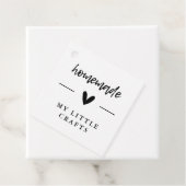 Eenvoudige zelfgemaakte ambachtelijke bedrijven bedankjes labels (In situ)