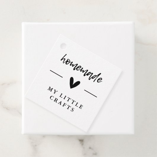 Eenvoudige zelfgemaakte ambachtelijke bedrijven bedankjes labels (In situ)