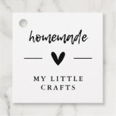 Eenvoudige zelfgemaakte ambachtelijke bedrijven bedankjes labels (Voorkant)