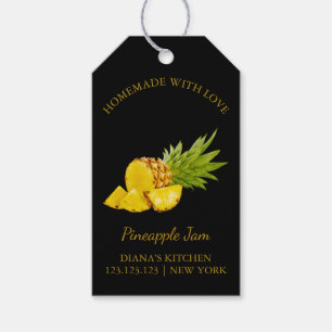 Eenvoudige zelfgemaakte ananas Jam Hang Label l Zw Cadeaulabel