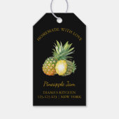 Eenvoudige zelfgemaakte ananas Jam Hang Label l Zw Cadeaulabel (Voorkant)