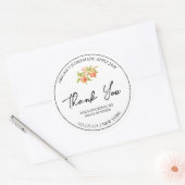 Eenvoudige zelfgemaakte Apple Jam Thank You Label (Envelop)