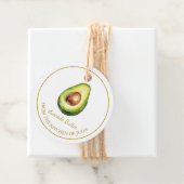 Eenvoudige zelfgemaakte avocado boter hangen Label (In situ)