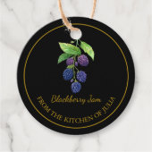 Eenvoudige zelfgemaakte BlackBerry Jam Hang Label  (Voorkant)