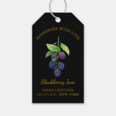 Eenvoudige zelfgemaakte Blackberry Jam Hang Label Cadeaulabel (Voorkant)