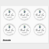 Eenvoudige zelfgemaakte Blueberry Jam Dank u Label (Vel)