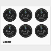 Eenvoudige zelfgemaakte Blueberry Jam Dank u Label (Vel)