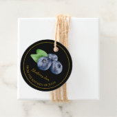 Eenvoudige zelfgemaakte Blueberry Jam Hang Label (In situ)