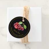 Eenvoudige zelfgemaakte Cherry Jam Hang Label (In situ)