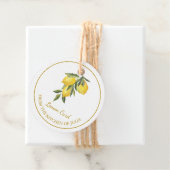 Eenvoudige zelfgemaakte citroenwrongel Hang Label  (In situ)