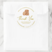 Eenvoudige zelfgemaakte cookies Bedankt Label (Tas)