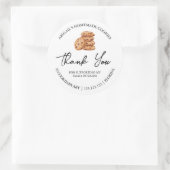 Eenvoudige zelfgemaakte cookies Bedankt Label (Tas)