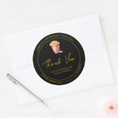Eenvoudige zelfgemaakte cookies Bedankt Label (Envelop)