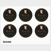 Eenvoudige zelfgemaakte cookies Bedankt Label (Vel)