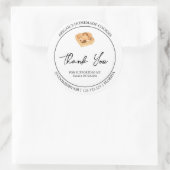 Eenvoudige zelfgemaakte cookies Bedankt Label (Tas)