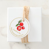 Eenvoudige zelfgemaakte Cranberry Jam Hang Label l (In situ)