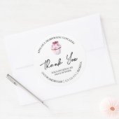 Eenvoudige zelfgemaakte cupcakes dank je label (Envelop)