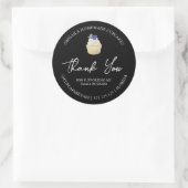 Eenvoudige zelfgemaakte cupcakes dank je label (Tas)