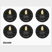Eenvoudige zelfgemaakte cupcakes Label (Vel)