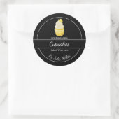 Eenvoudige zelfgemaakte cupcakes Label (Tas)