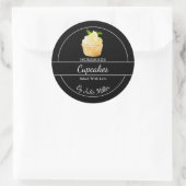 Eenvoudige zelfgemaakte cupcakes Label (Tas)