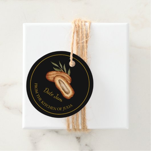 Eenvoudige zelfgemaakte datum Jam Hang Label l Zwa (In situ)