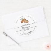 Eenvoudige zelfgemaakte datum Jam Label (Envelop)