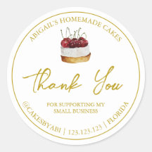 Eenvoudige zelfgemaakte dessertaart bedankje