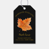 Eenvoudige zelfgemaakte esdoornsiroop Hang Label l Cadeaulabel (Voorkant)