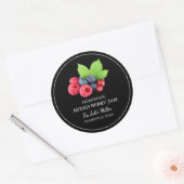 Eenvoudige zelfgemaakte gemengde Berry Jam Label (Envelop)