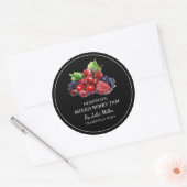 Eenvoudige zelfgemaakte gemengde Berry Jam Label (Envelop)