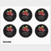 Eenvoudige zelfgemaakte gemengde Berry Jam Label (Vel)