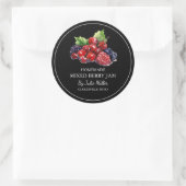 Eenvoudige zelfgemaakte gemengde Berry Jam Label (Tas)