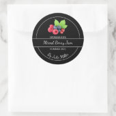 Eenvoudige zelfgemaakte gemengde Berry Jam Label (Tas)