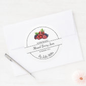 Eenvoudige zelfgemaakte gemengde Berry Jam Label (Envelop)