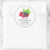 Eenvoudige zelfgemaakte gemengde Berry Jam Label (Tas)