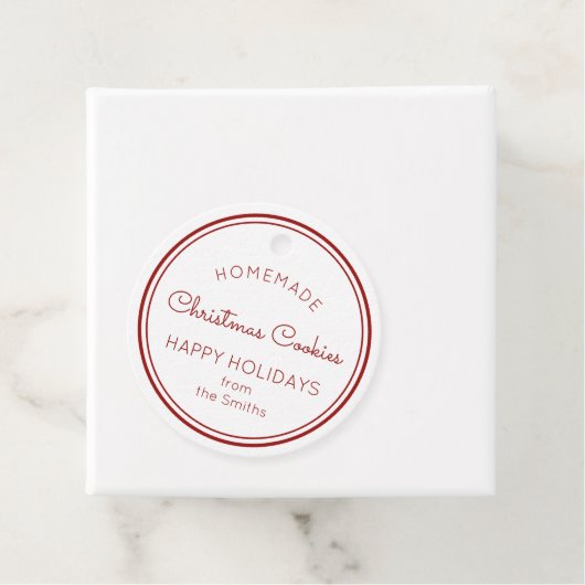 Eenvoudige zelfgemaakte goederen cadeau Labels (In situ)