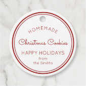 Eenvoudige zelfgemaakte goederen cadeau Labels (Voorkant)