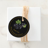 Eenvoudige zelfgemaakte Grape Jam Hang Label (In situ)