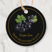 Eenvoudige zelfgemaakte Grape Jam Hang Label (Voorkant)