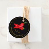 Eenvoudige zelfgemaakte Hot Chili Sauce Hang Label (In situ)