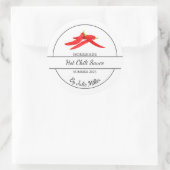 Eenvoudige zelfgemaakte Hot Chili Sauce Label (Tas)