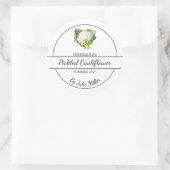 Eenvoudige zelfgemaakte ingelegde bloemkool Label (Tas)