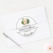 Eenvoudige zelfgemaakte ingelegde bloemkool Label (Envelop)